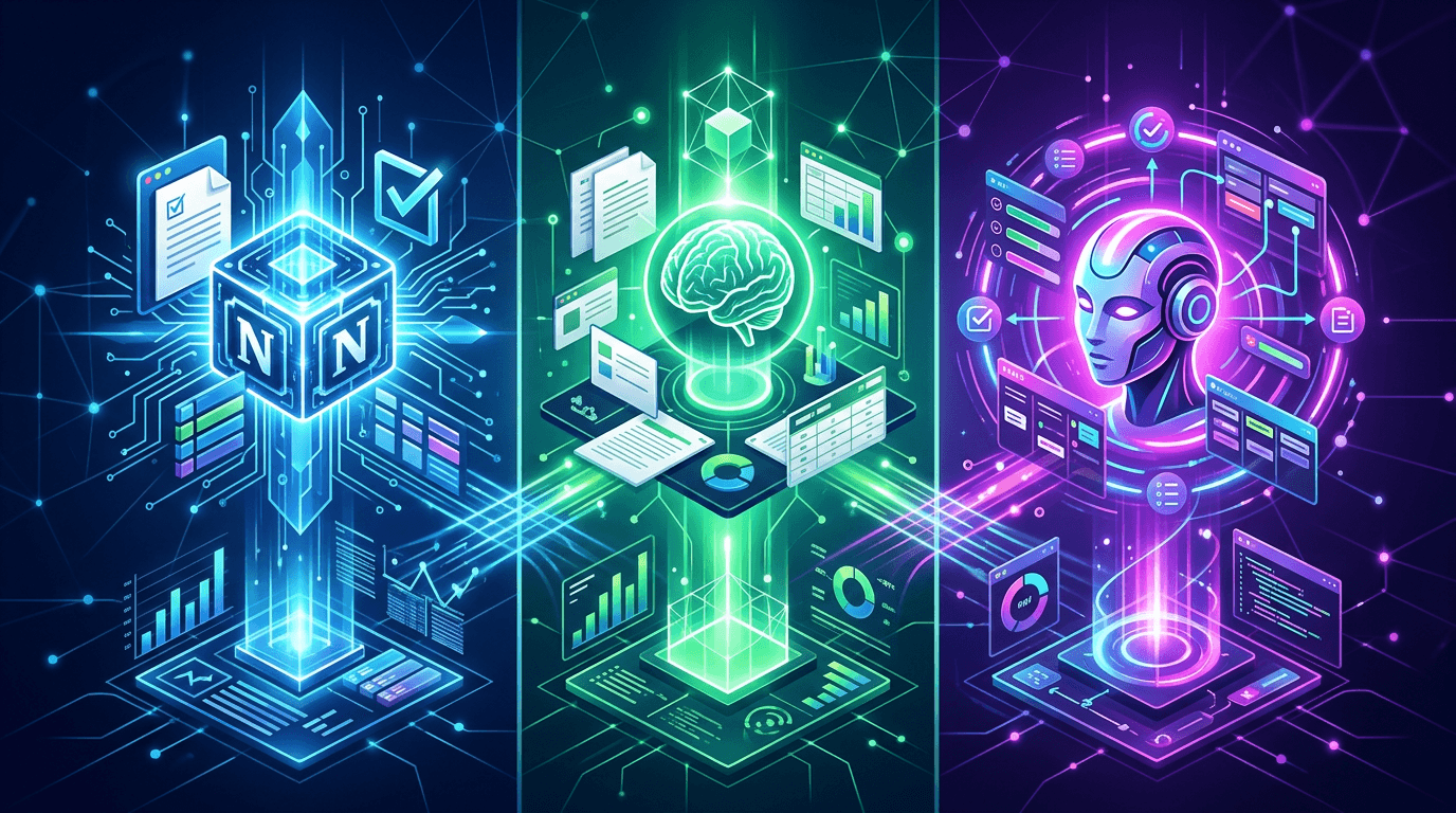 Notion AI vs Coda AI vs ClickUp AI — 生产力套件谁更强？