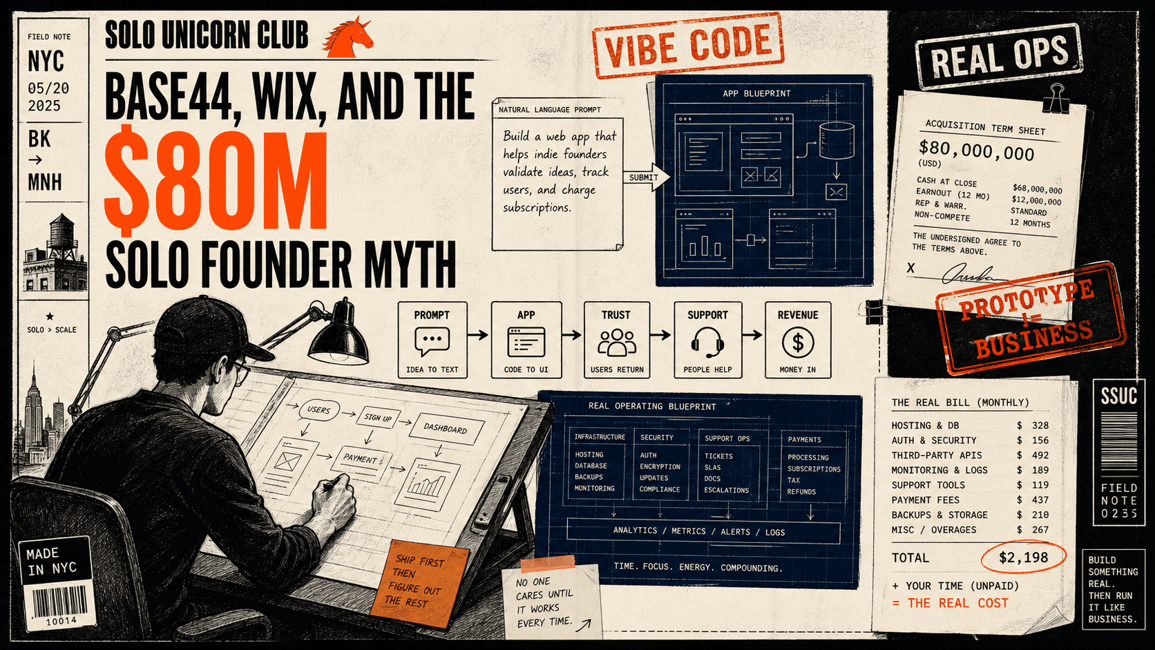 The $80M Solo Founder Myth